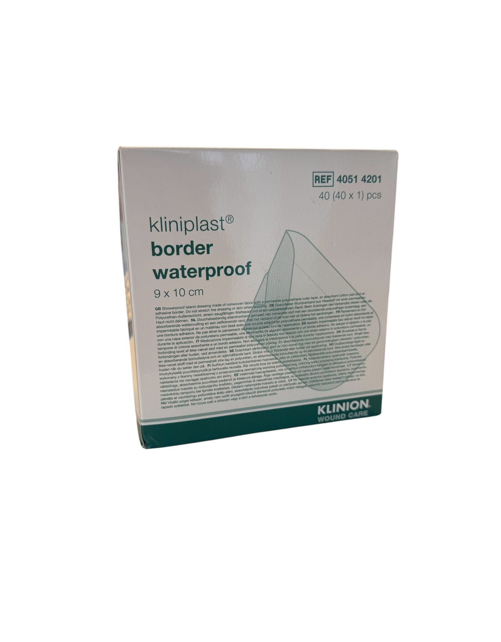 Klinion KLINION Kliniplast island plaster water-resistant - 9x10cm - 40pcs