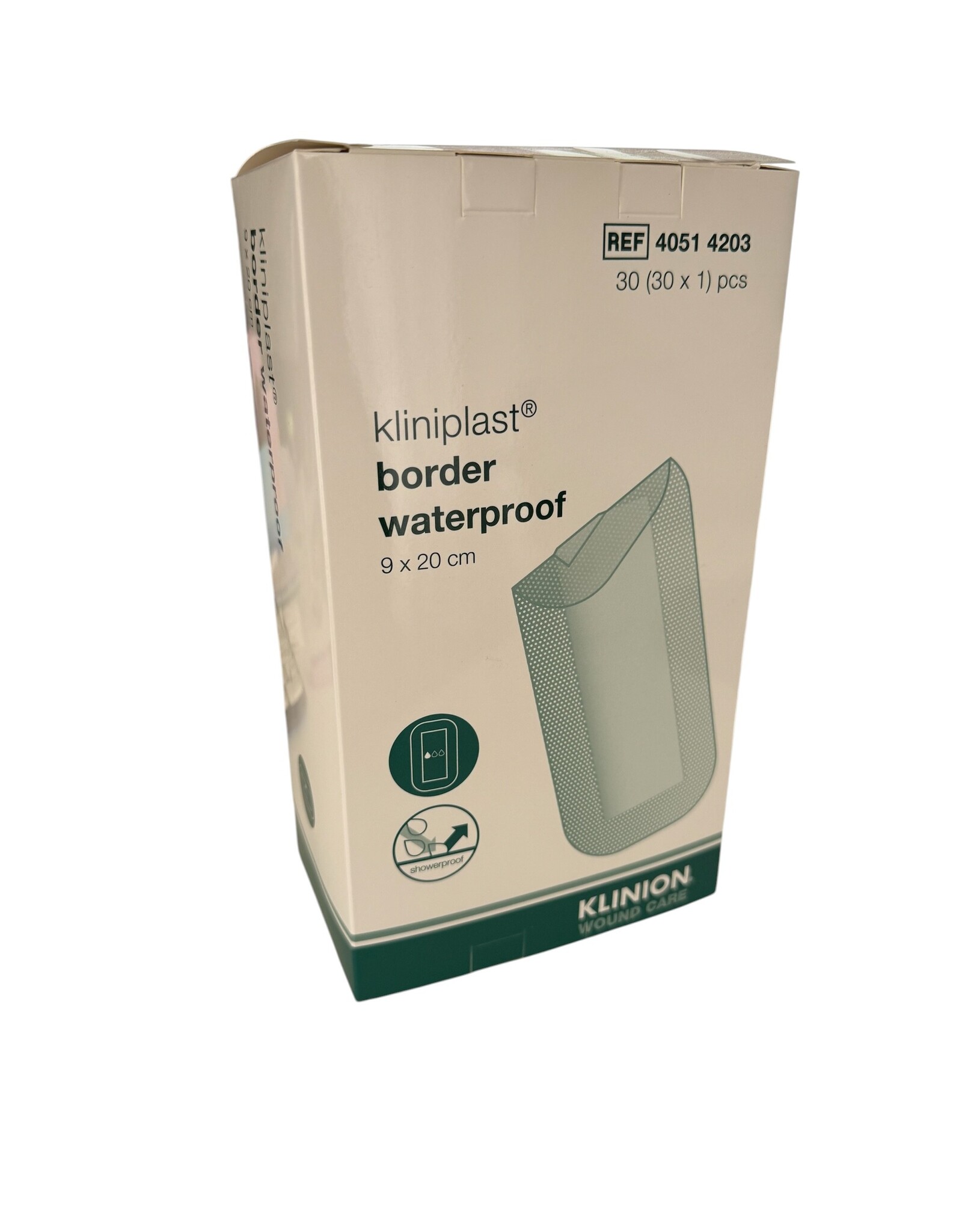 Klinion KLINION kliniplast eilandpleister waterbestendig 9x20cm  - 30 stuks
