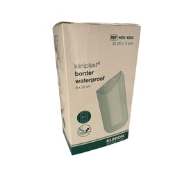 Klinion Kliniplast eilandpleister waterbestendig 9x20cm  - 30 stuks