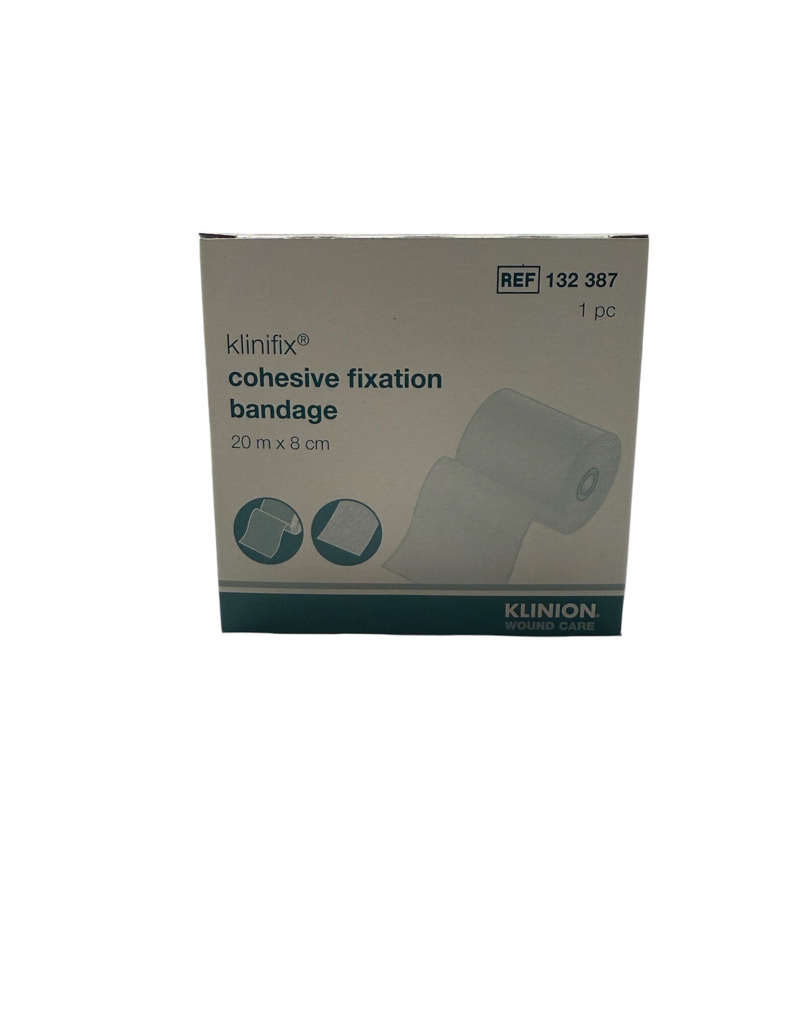 Klinion Klinifix Cohesive fixatiewindsel 8cm x 20m