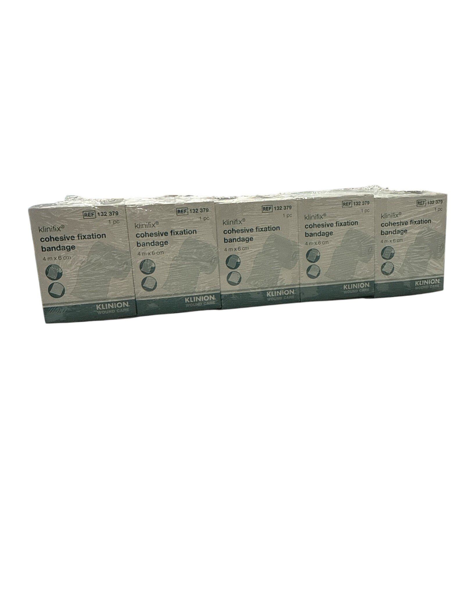 Klinion Klinifix Cohesive 4m x 6cm  -  Klinion - 5 rollen
