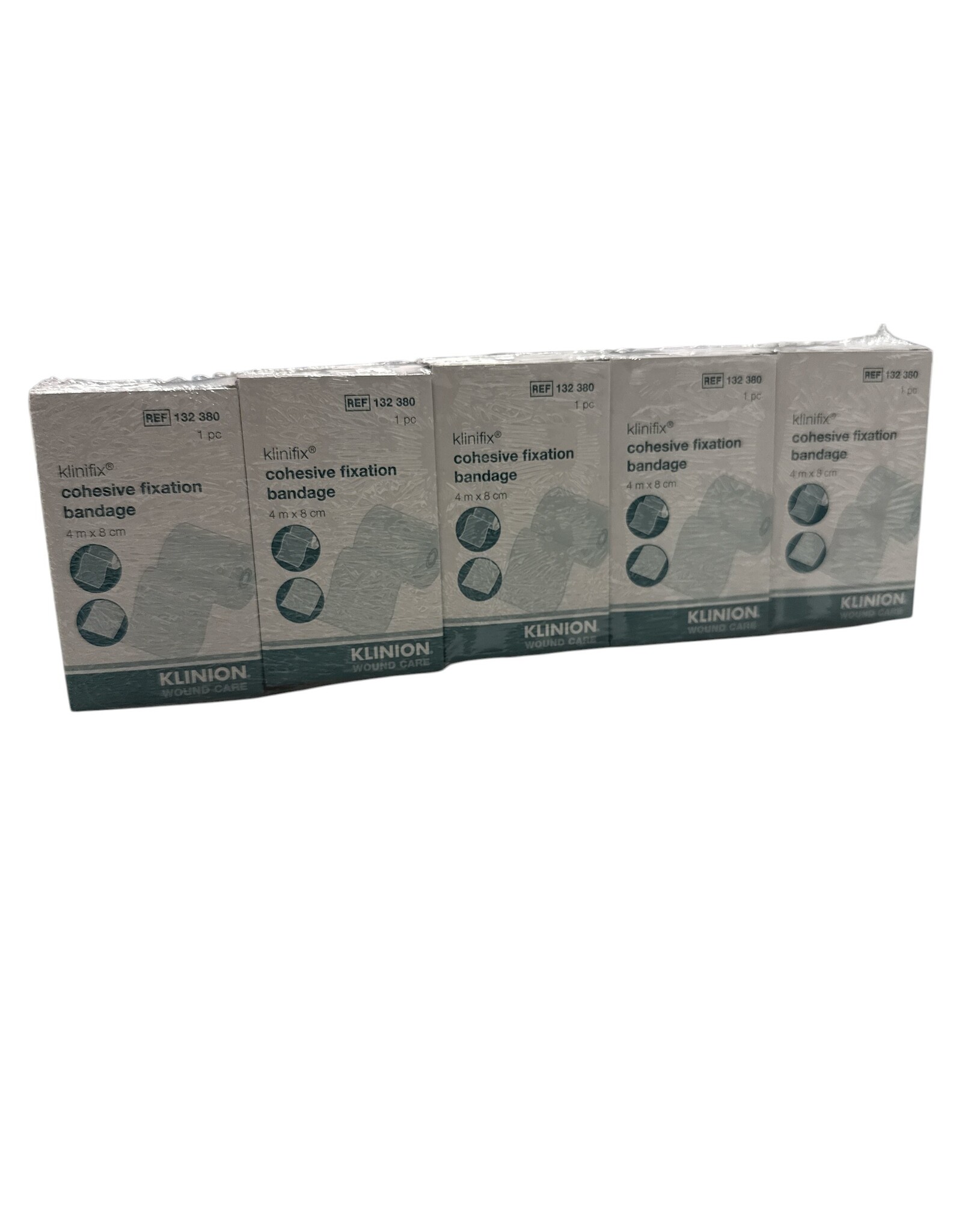 Klinion Klinifix Cohesive 4m x 8cm  -  Klinion - 5 rollen