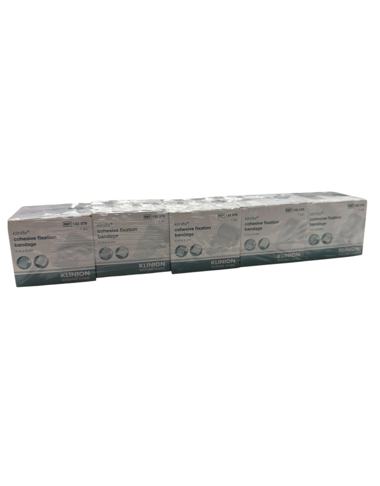 Klinion Klinifix Cohesive 4m x 4cm  -  Klinion - 5 rollen