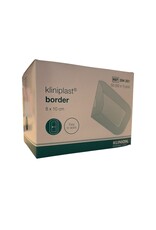 Klinion Klinion Kliniplast Nonwoven Border island plaster 8 x 10 cm white - 50 pieces sterile packed