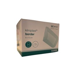 Klinion Kliniplast Nonwoven Border 8 x 10 cm wit - 50 stuks steriel verpakt
