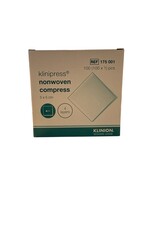 Klinion Klinion non-woven compress 5 x 5 cm sterile 100 stuks Klinion Klinion non-woven compress 5 x 5 cm sterile 100 stuks