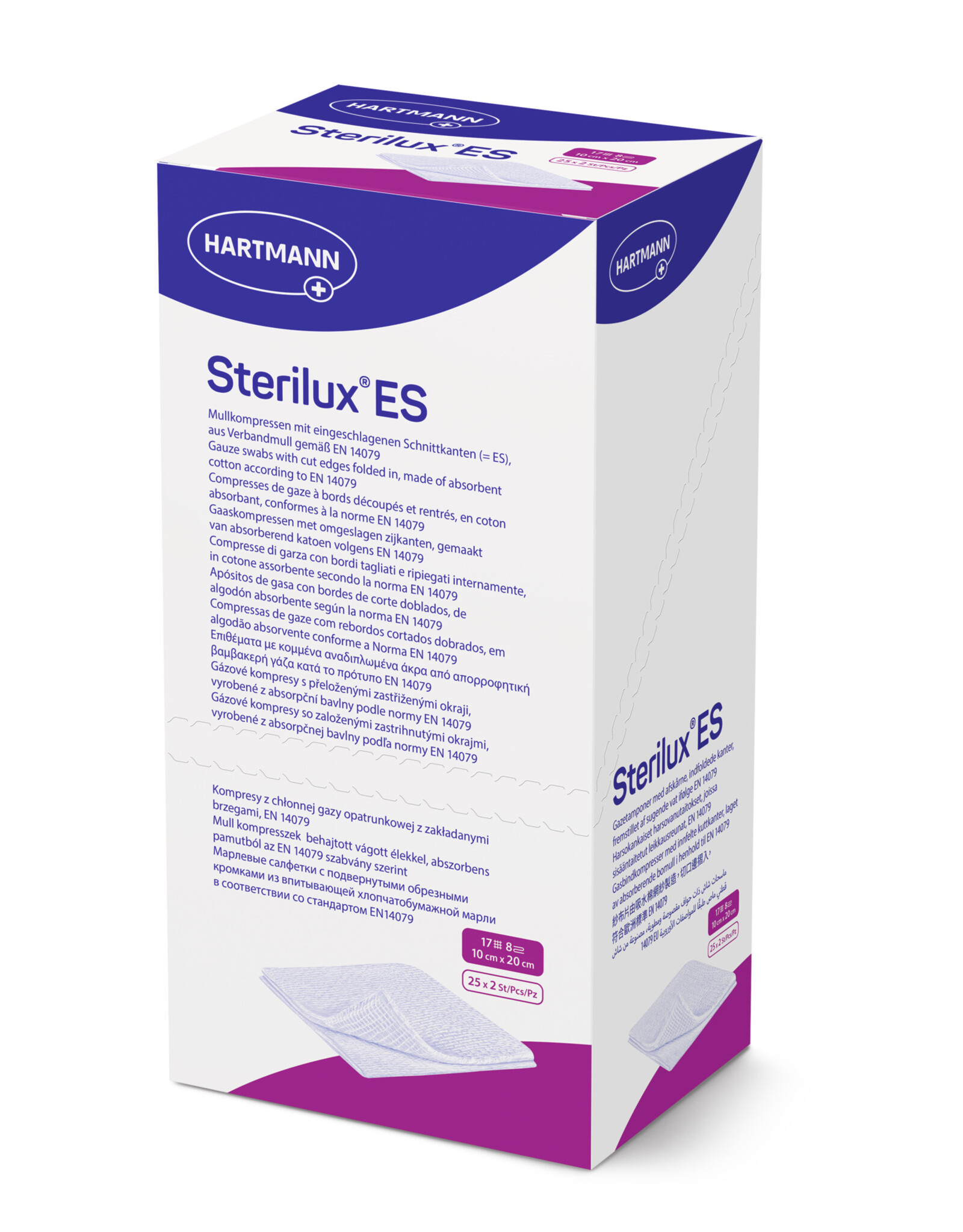 Hartmann Hartmann - Sterilux® ES sterile 5 x 5cm Sterile - 1 box of 25 x 2 pieces