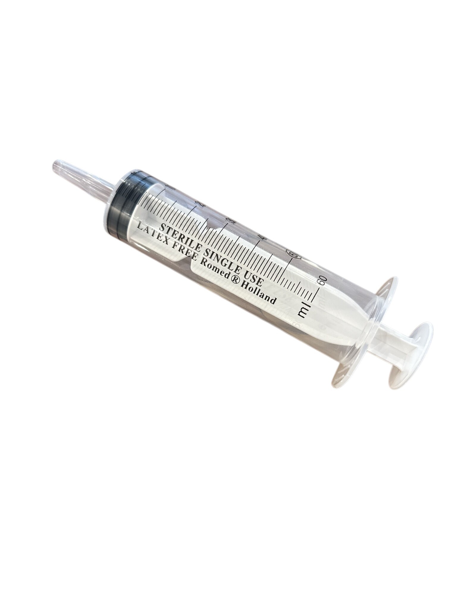 Romed Romed 3-delige injectiespuiten 60ml lange tip 25 stuks Romed - Steriel verpakt