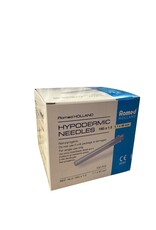 Romed  Romed 100st injectienaald 19G x 1.5 - steriele naalden - injectienaalden - naald - Wit - Roestvrij Staal - Speciaal geslepen facet - injectie