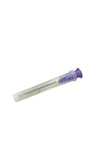 Romed Romed 100 pcs injection needle 24G x 1 - sterile needles - injection needles - needle - Purple - Stainless Steel - Specially ground facet - injection