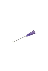 Romed Romed 100st injectienaald 24G x 1 - steriele naalden - injectienaalden - naald - Paars - Roestvrij Staal - Speciaal geslepen facet - injectie