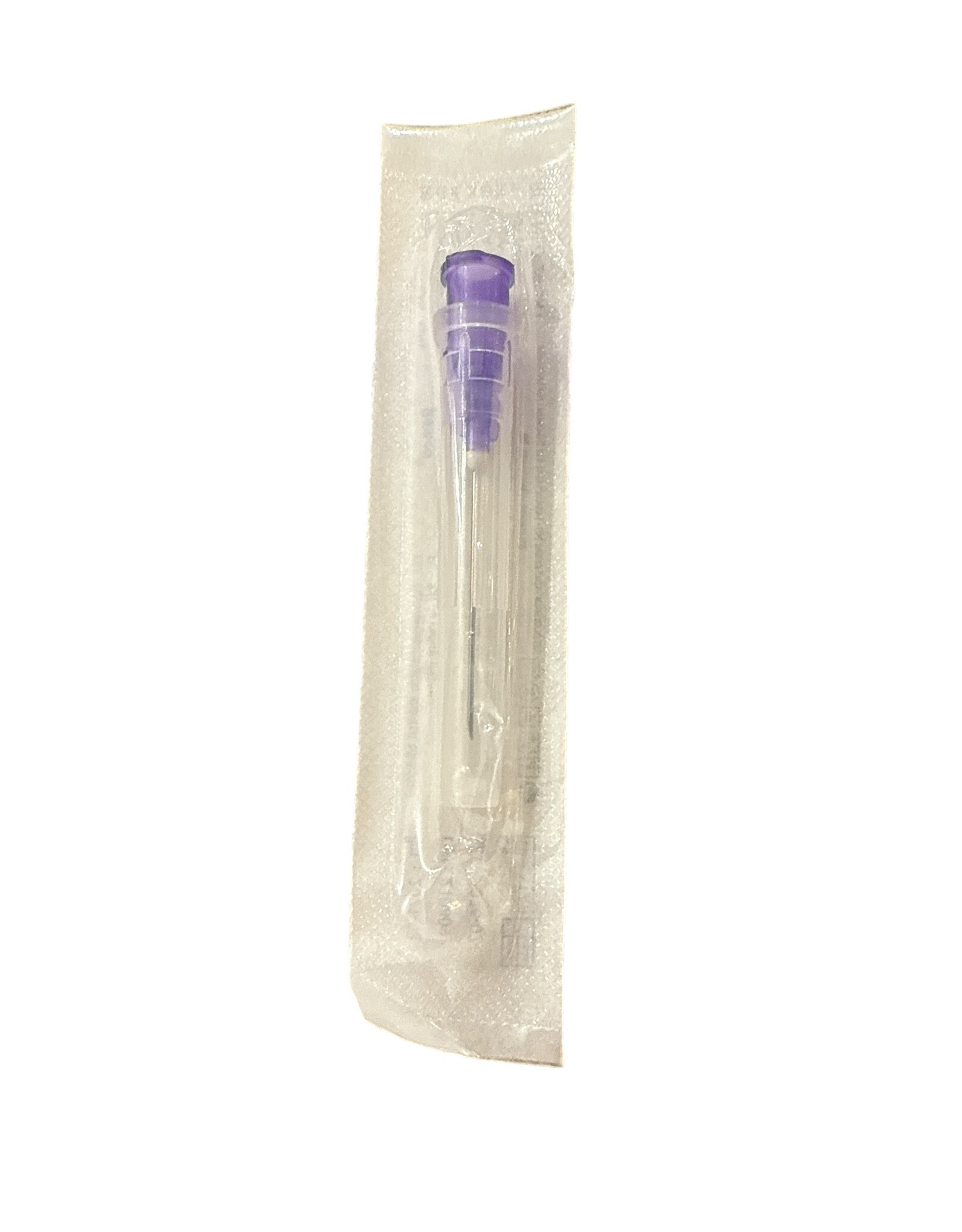 Romed Romed 100 pcs injection needle 24G x 1 - sterile needles - injection needles - needle - Purple - Stainless Steel - Specially ground facet - injection