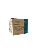 Romed Romed 100 pcs injection needle 20G x 1.5 - sterile needles - injection needles - needle - Yellow - Stainless Steel - Specially ground facet - injection