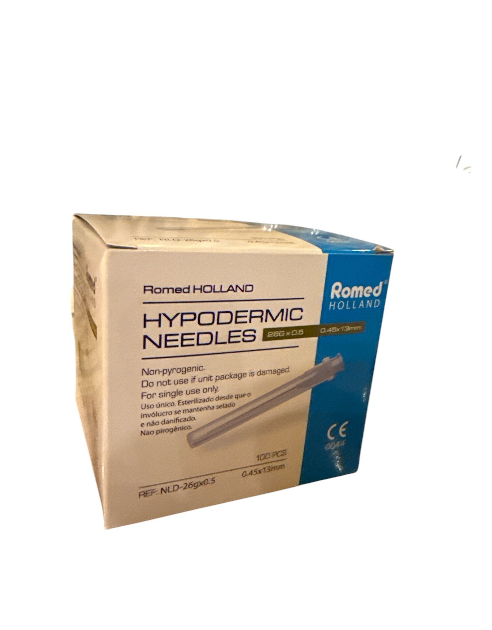 Romed Romed 100 pcs injection needle 24G x 1 - sterile needles - injection needles - needle - Purple - Stainless Steel - Specially ground facet - injection - Copy