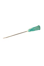 Romed  Romed 100st injectienaald 21G x 1.5 - steriele naalden - injectienaalden - naald - Groen - Roestvrij Staal - Speciaal geslepen facet - injectie