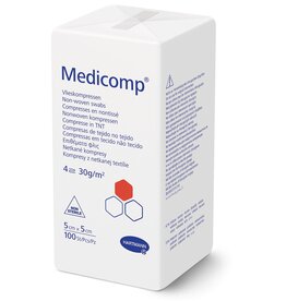 Hartman Medicomp MDR non-sterile | Non-woven kompres | KS Medical Group | 5 x 5 cm