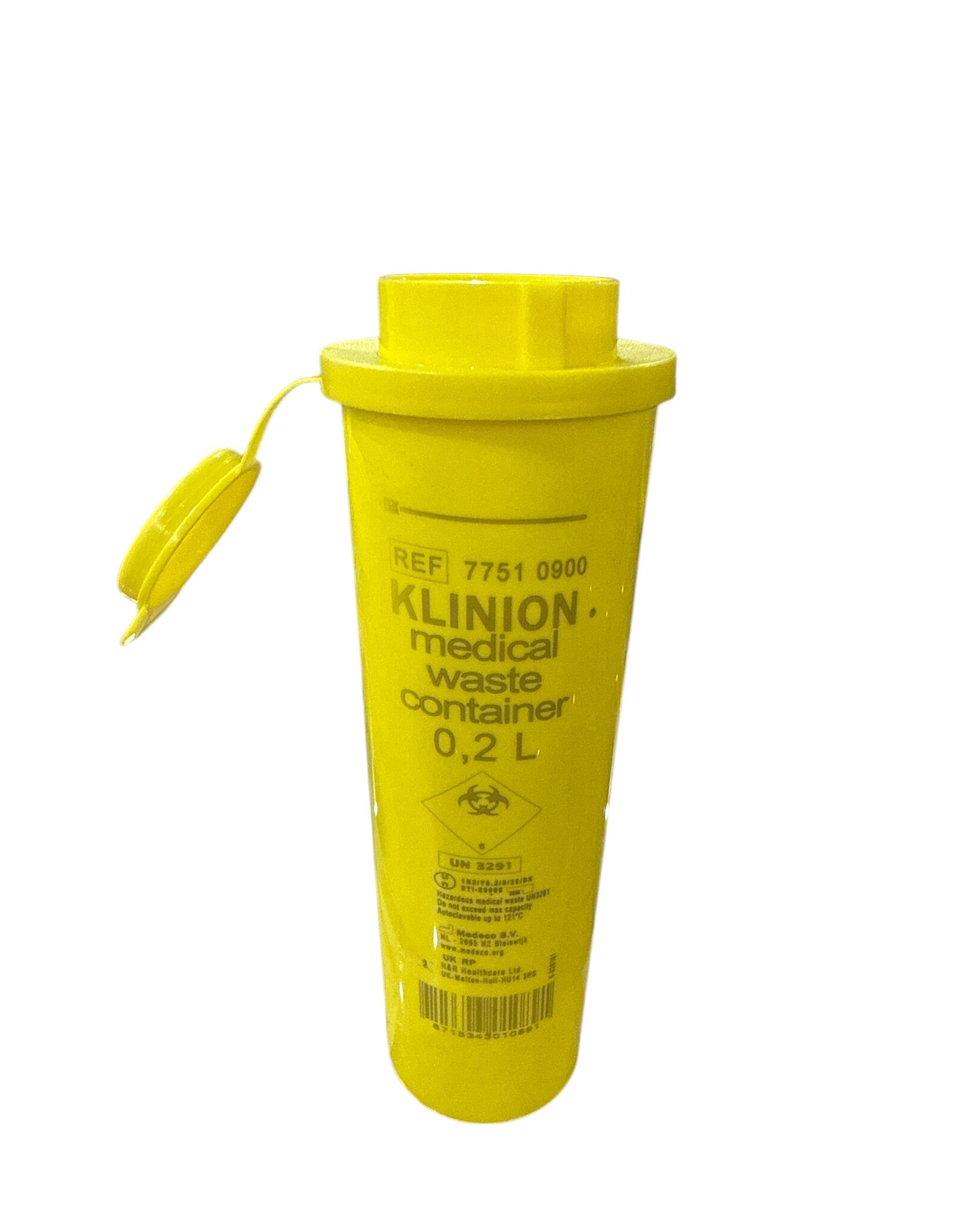 Klinion KLINION easy care naaldencontainer -  0.2 liter
