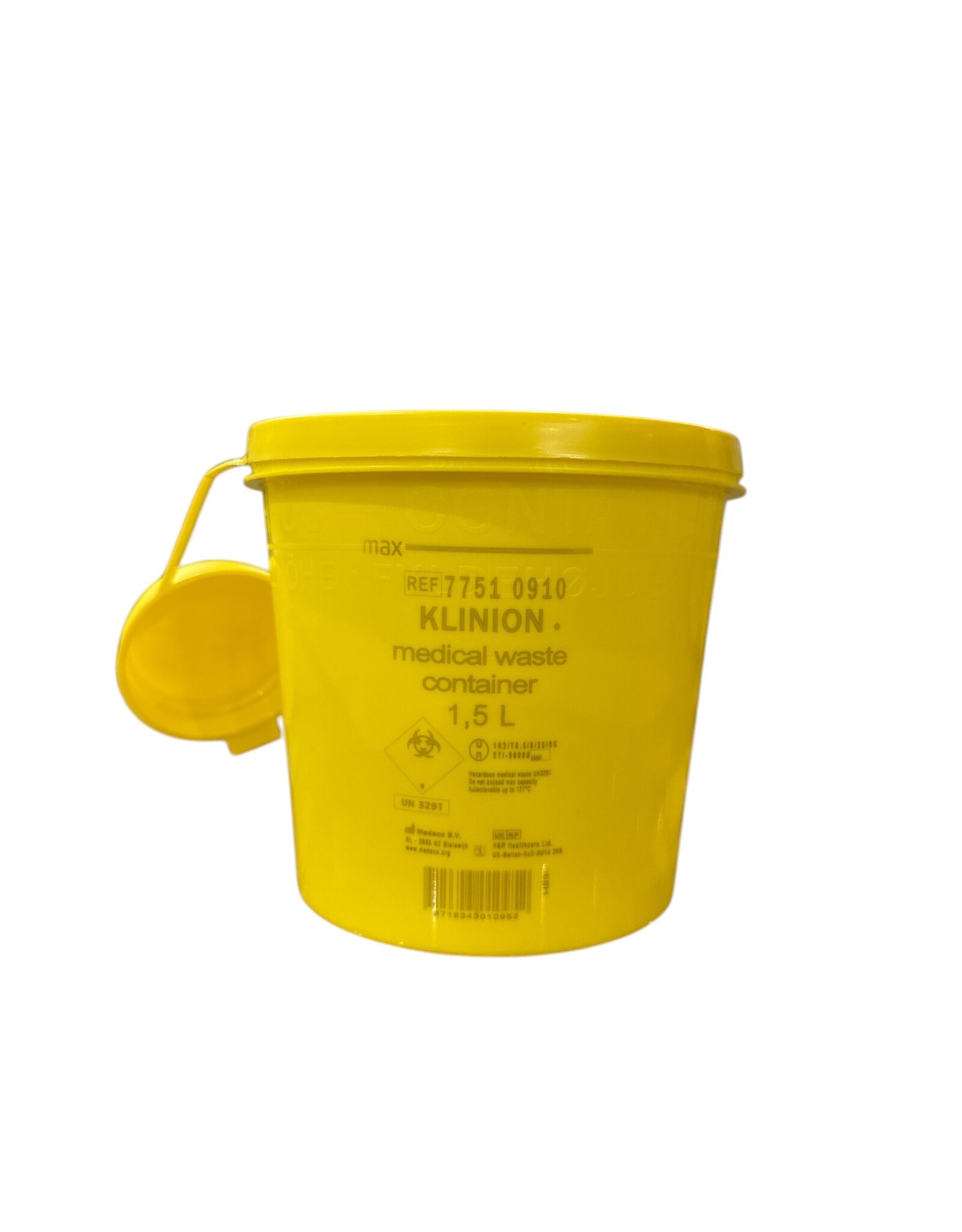 Klinion KLINION easy care naaldencontainer -  1,5 liter