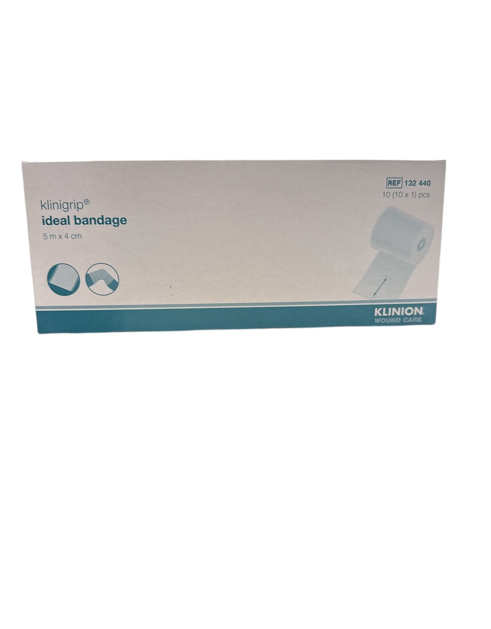 Klinion Klinion Klinigrip ideal steunzwachtel 4cm x 5m - 10 stuks