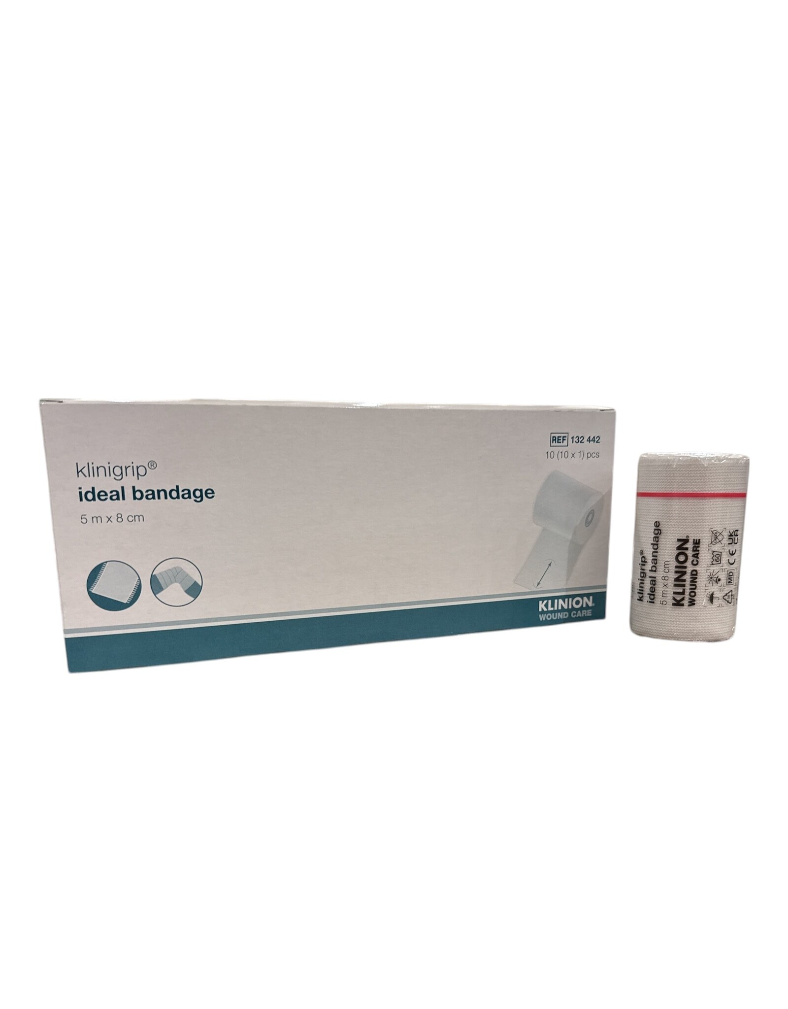 Klinion Klinion  Klinion Klinigrip ideal steunzwachtel 8cm x 5m - 10pieces