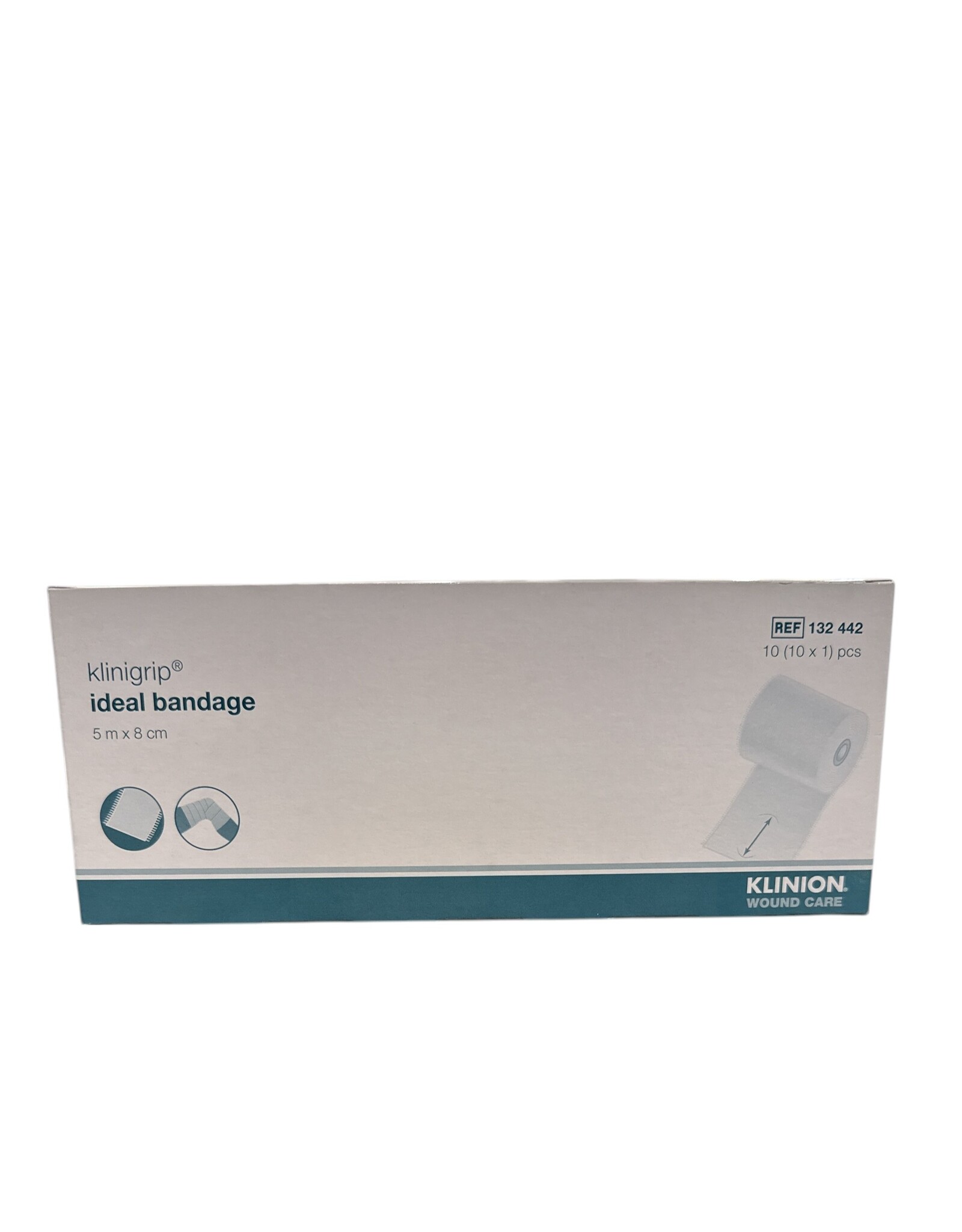 Klinion Klinion Klinigrip ideal steunzwachtel 8cm x 5m - 10 stuks