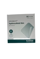 Klinion Klinion Kliniderm 20 x 20cm  hydro thin hydrocolloïdverband  - 5 stuks