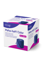 Hartmann Hartmann - Peha-haft Color Latexvrij 8cm x 20m - blauw