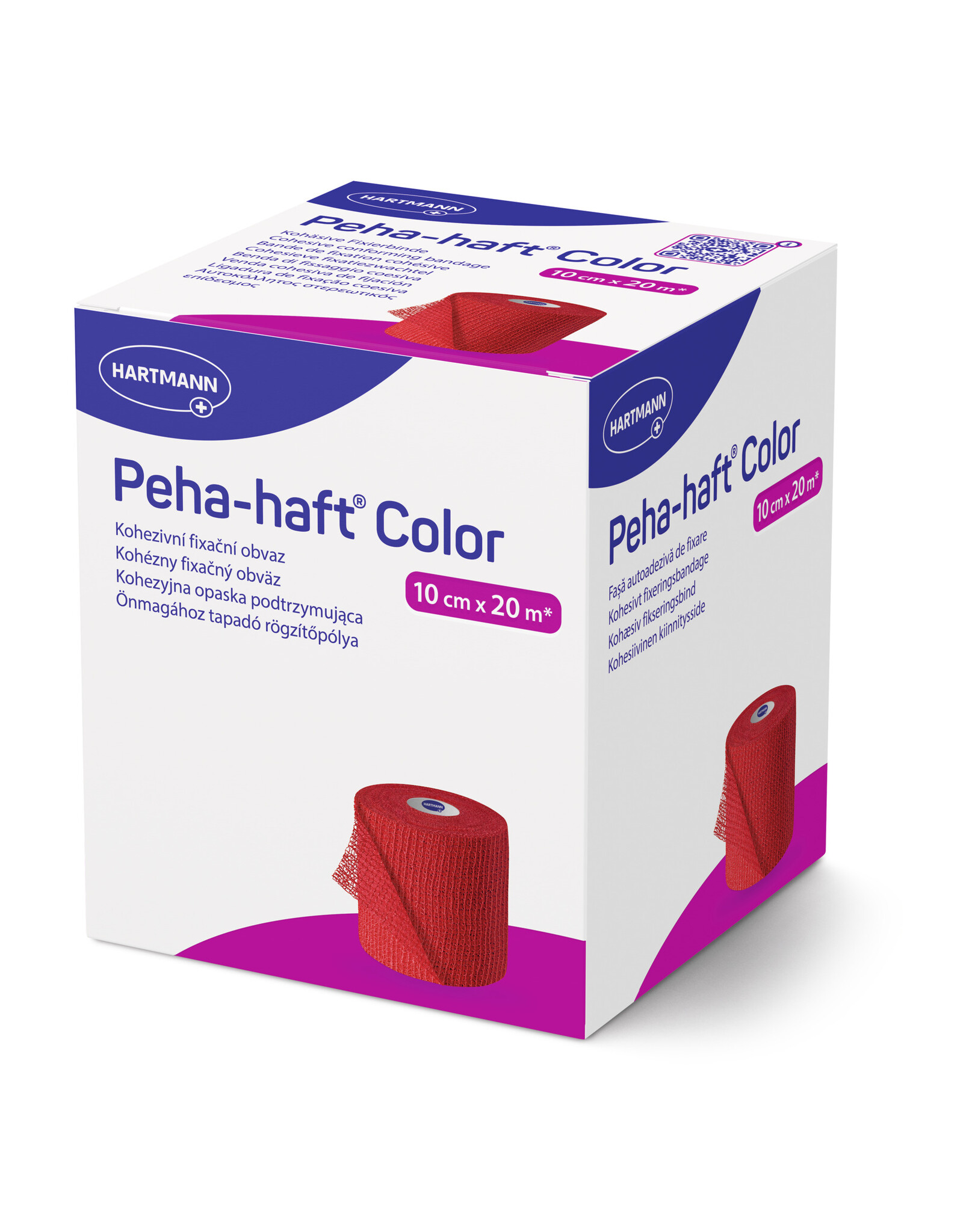 Hartmann Hartmann - Peha-haft Color Latex Free 10cm x 20m  - Red
