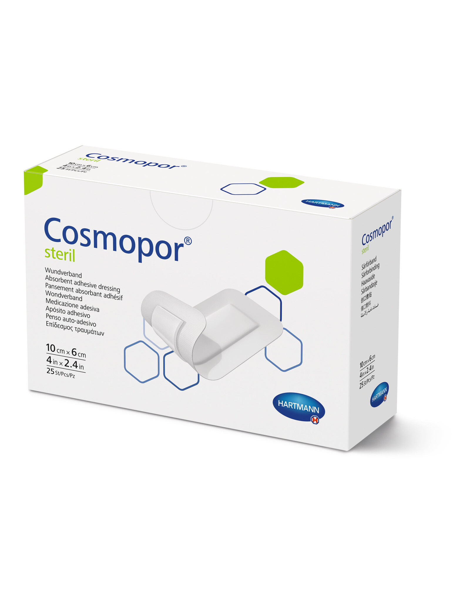 Hartman Hartmann Cosmopor Sterile 10 x 6 cm - 25 pieces