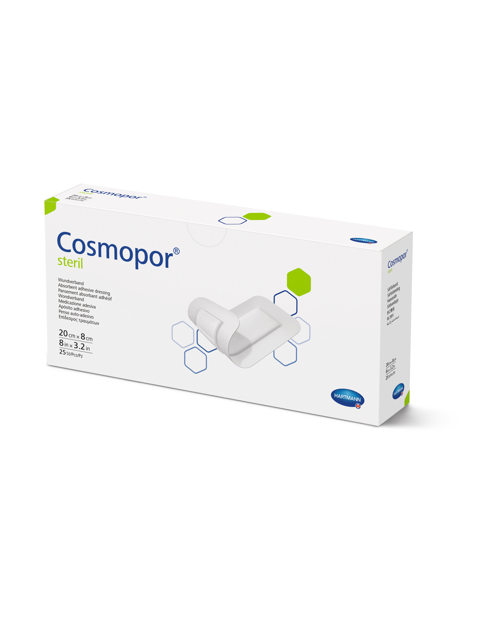 Hartman Hartmann Cosmopor Steriel 20 x 8cm - 25 pieces