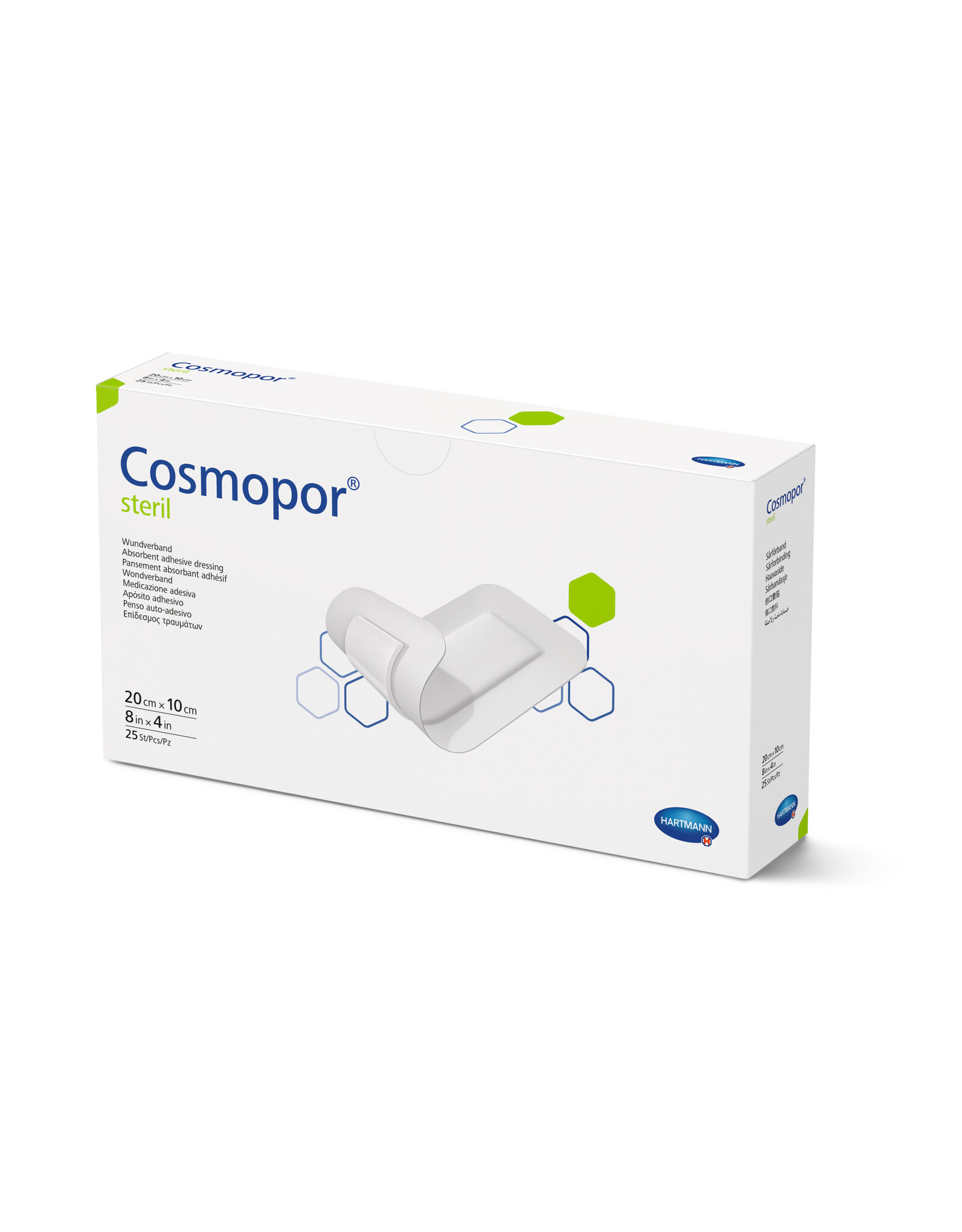 Hartman Hartmann Cosmopor Steriel 20 x 10cm - 25 pieces