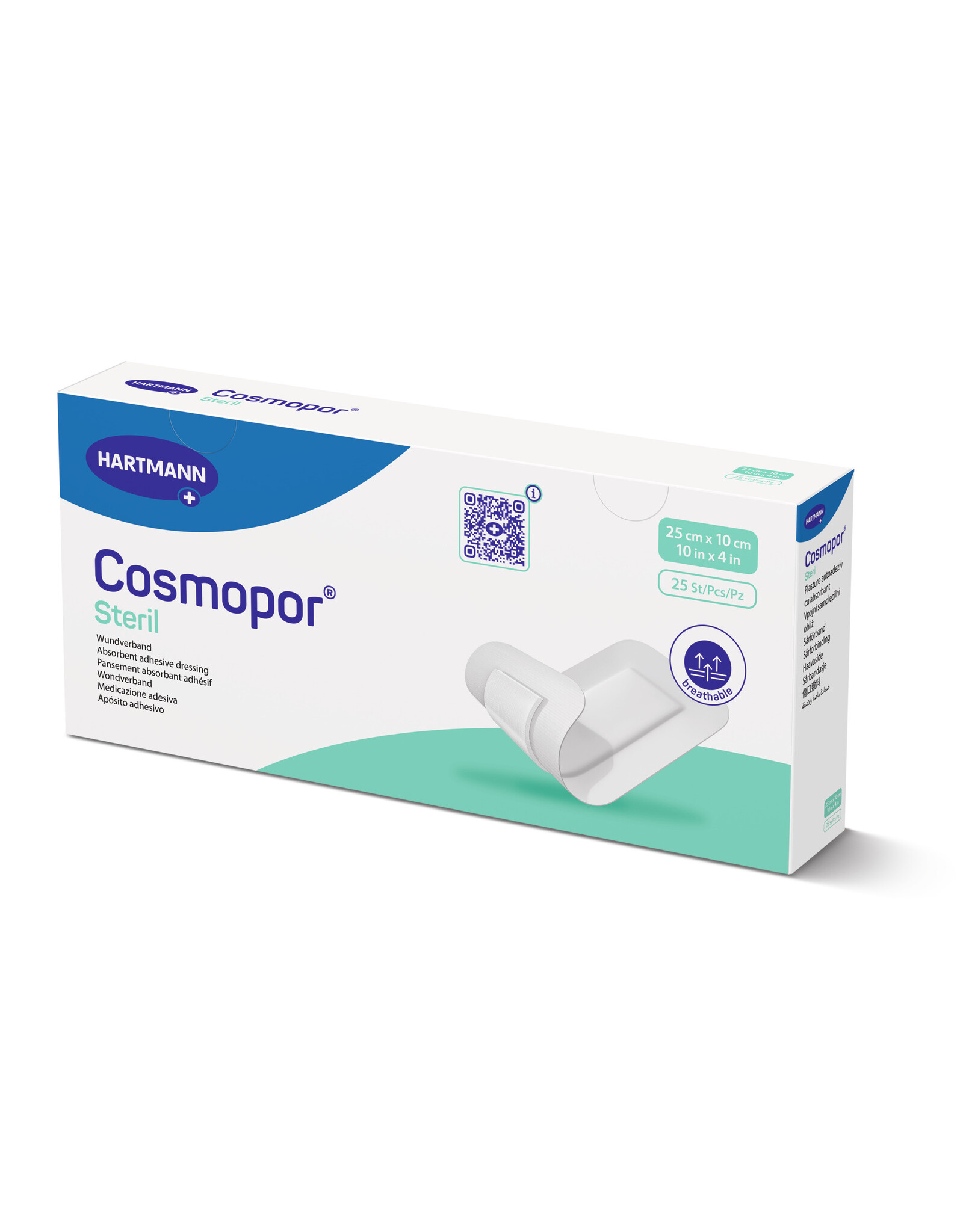 Hartman Hartmann Cosmopor Steriel 25 x 10cm - 25 pieces