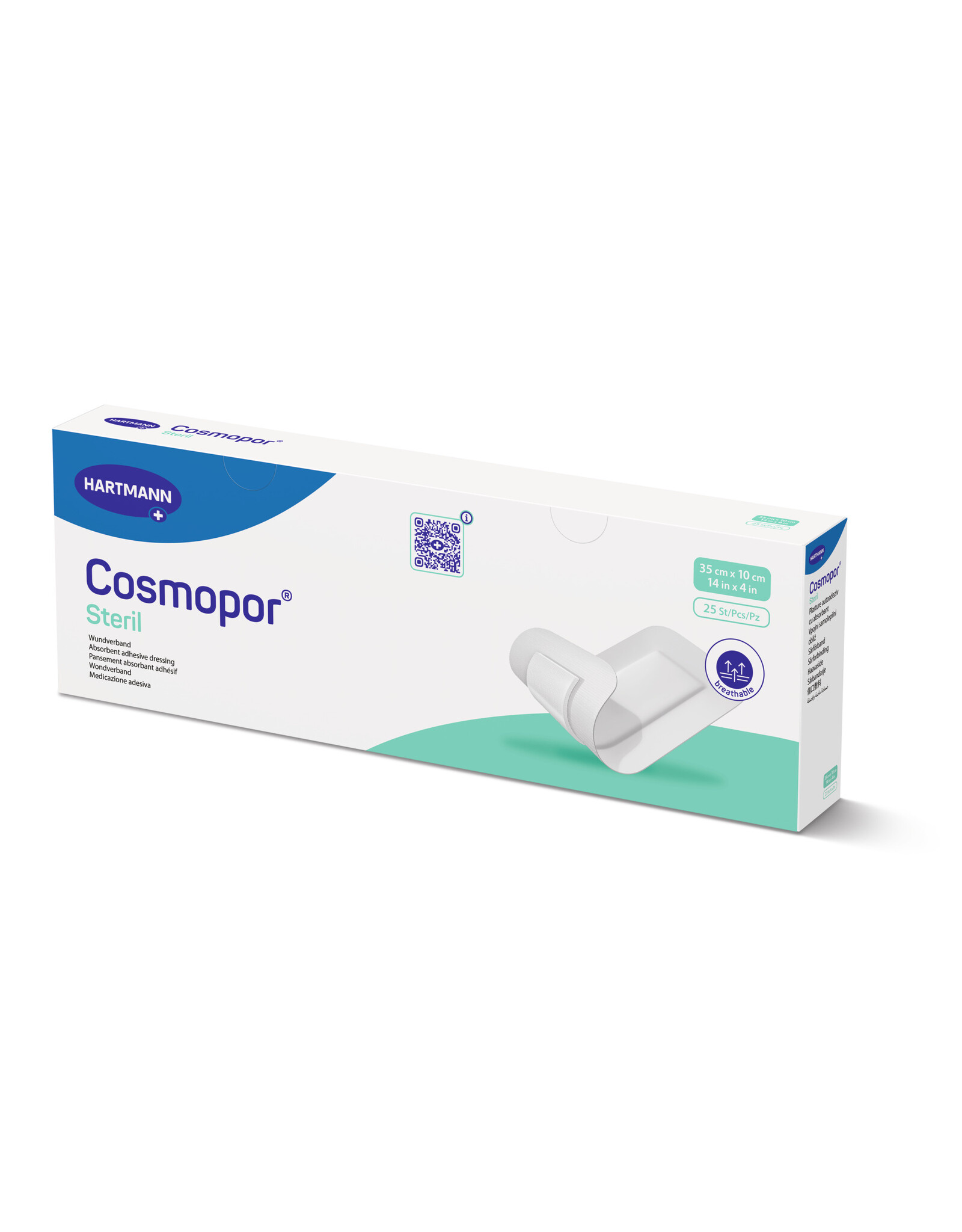 Hartman Hartmann Cosmopor Steriel 35 x 10cm - 25 stuks