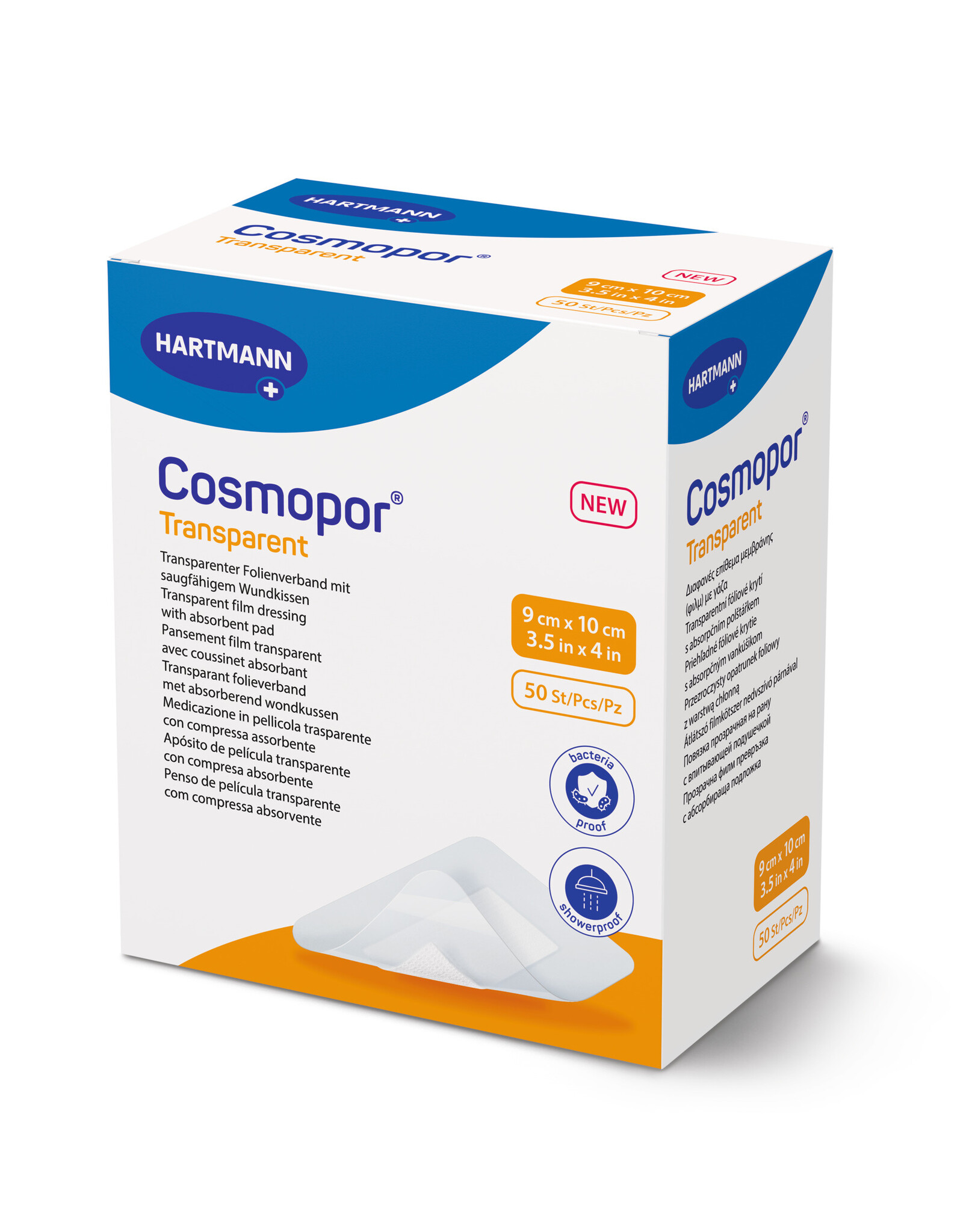 Hartman Hartmann Cosmopor Transparent 10 x 12cm - 25 pieces