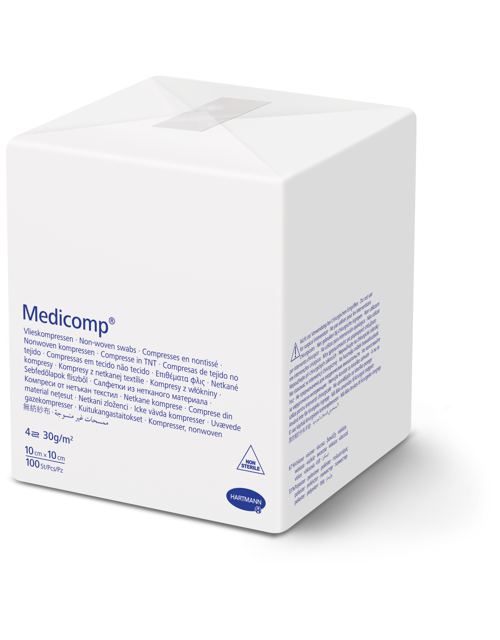 Hartman Medicomp MDR non-sterile | Non-woven kompres | 10 x 10cm