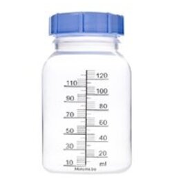 Materni Materni Moedermelkfles - 120 ml - met dop tbv borstvoeding