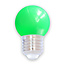 Grøn LED-pære - 1 watt / Ø45
