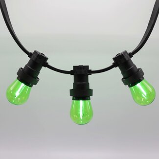 Grøn filament LED-pære - 1 watt / Ø44