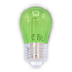 Grøn filament LED-pære - 1 watt / Ø44