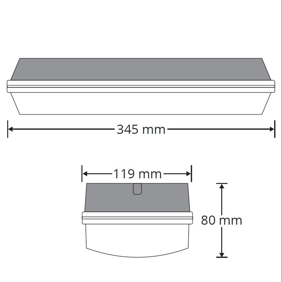 LED-armatur uden batteri - 5,7 watt