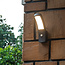 Moderne væglampe med sensor, udendørs - Noah - sort