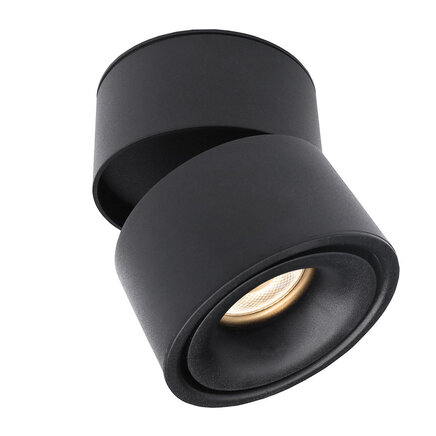 Inden- og udendørs spotlampe, vipbar - Julie - 15 watt, sort