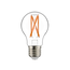 E27 LED-kronepære, filament med klart glas - 6,5 watt / 1800-3000K / Ø60 / varm dæmpning