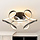 Designer loftventilator med justerbar farvetemperatur - Meysa