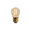 E27 LED-kronepære, filament med amber glas - 2,5 el. 4,5 watt, 2000K, Ø45, dæmpbar