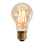 E27 LED-kronepære, filament med ravfarvet glas - 2,5W, 4,5W, 7W el. 10W, 2000K, Ø60, dæmpbar