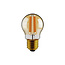 E27 LED-pære, filament med amber glas - 2,5 watt / 2200K / Ø45 / 3-trins dæmpbar