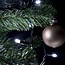 Linkbar julelyskæde | Køligt hvidt lys | Fra 10 meter med 100 LED-lys | Sort gummi