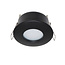 Moderne indbygget spotlampe, sort IP44 - Rex