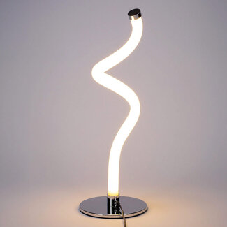 Spiralformet bordlampe - LED-rørlampe - Akrila